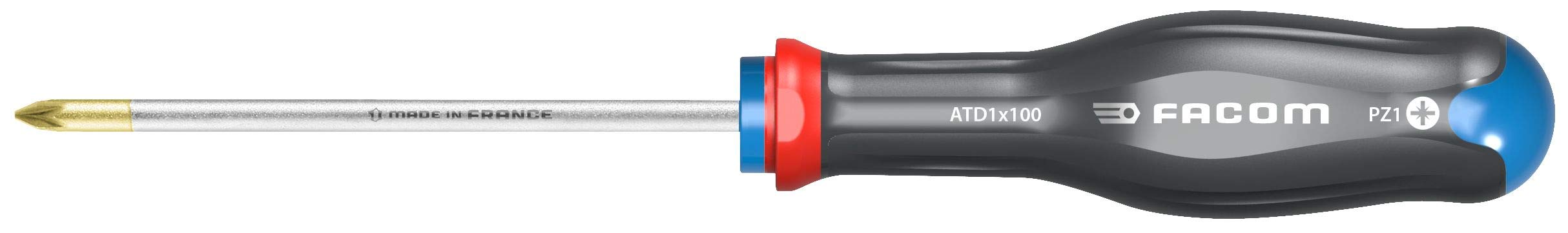 FACOM ATD1X100 PROTWIST Screwdriver for POZIDRIV Phillips Screws - Round Blades