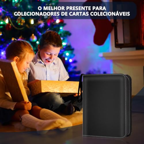 GODREAM Fichario para 900 Cartas, Album para Cartas com Ziper, Binder Cards com 9 Pocket e 50 Folhas Frente e Verso, Pasta para Cartas TGC, MTG, Presente Criativo para Menino e Menina