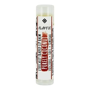Alaffia, Lip Balm Purely Coconut, 0.15 Ounce