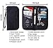 Travelambo Travel Wallet Passport Holder Wallet RFID Blocking Credit Card Holders for Men & Women (black)