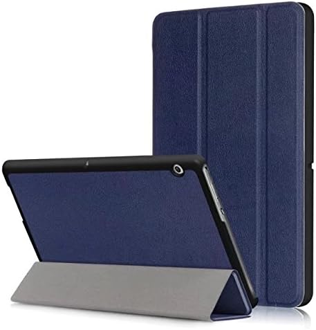 Abtory HUAWEI MediaPad T3 10.0 Case, Ultra Slim Lightweight Smart-shell Stand Protective Case Cover for HUAWEI MediaPad T3 10.0 inch Tablet Deep Blue