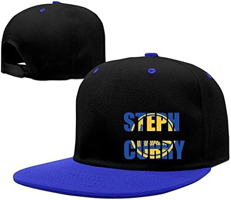 Steph Curry Logo Unisex Cotton Adjustable Hip Hop Snapback Baseball Caps Trucker Hat RoyalBlue One Size Fits Most