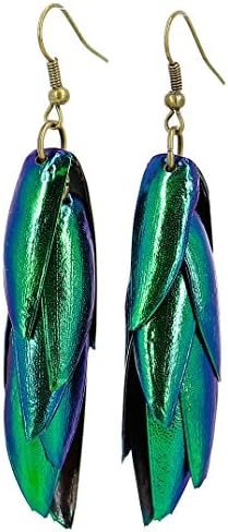 Handmade Long Statement Green Dangle Drop Tassel Bohemian Tribal earrings Fashion costume jewelry for women Christmas birthday party gift