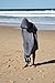 Surf Poncho Microfiber Hooded Robe Towel - Grey