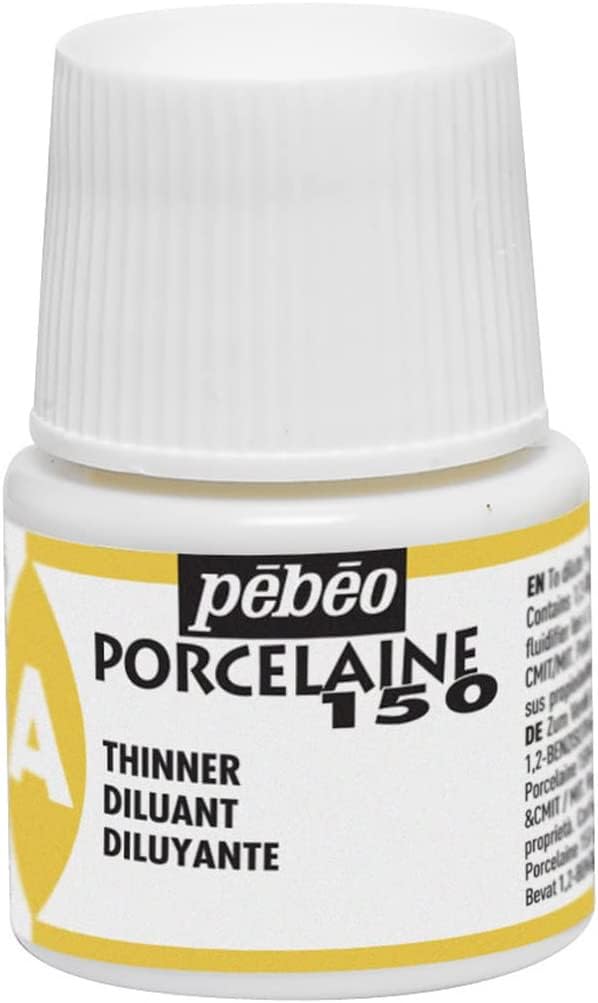 Pebeo 38004 1-Piece 45ml Porcelaine 150 China Paint, Thinner ,Transparent