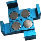 cwZhen CWZ (Blue) Magnetic Parallel Keepers Holders. Dual Magnets! Vise,CNC, Kurt - 4set