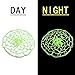 Luminous Basketball Net Replacement, Heavy Duty and Anti Whip Night Light Basketball Goal Net Glow in The Dark, 12 Loops Fits Standard Size Indoor or Outdoor Hoop Rims, Nylon and Green