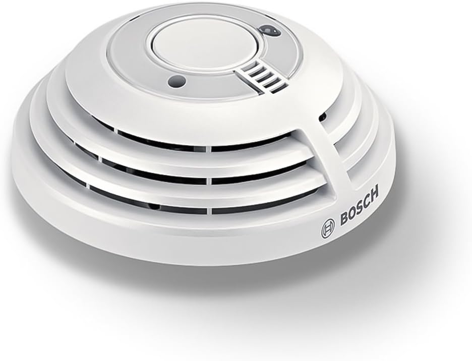 Bosch Détecteur de fumée connecté Smart Home (Livré sans contrôleur Bosch Smart Home, alarme