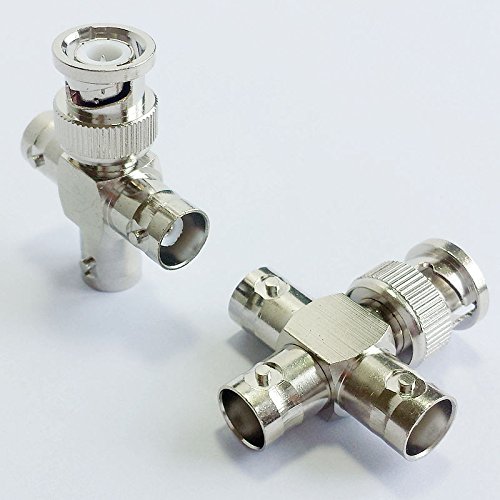 CESS BNC Male to 3-Way Female M/F Splitter RF/Coaxial Adapter Connector (jcx) (2 Pack) - Thumbnail 6