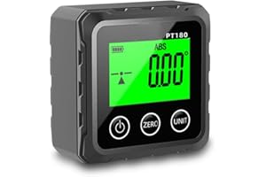 Angle Finder Digital Inclinometer, Featuring Magnetic Base And LCD Screen, For Accurate Absolute And Relative Angle Readings