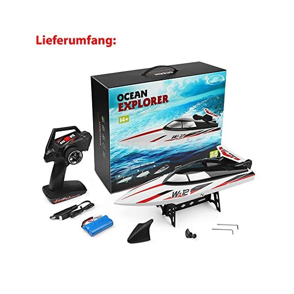 Highspeed RC ferngesteuertes Speedboot mit 2,4GHz digital vollproportional, Selbstaufrichtfunktion, Wasserkühlung… – Bild 8