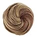 CAISHA 100% HUMAN HAIR Bun Updos Hair Piece Hepburn Scrunchie Reddish Brown Blonde Mix H311p
