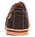 DADAWEN Men's Classic Suede Leather Oxford Dress Shoes Business Casual Shoes Brown US Size 10