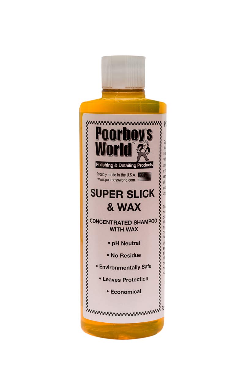 Poorboy's World PB-SSW16 Car Cleaning Valeting Super Slick Wax, 473 ml