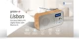 groov-e Lisbon Portable DAB FM Digital Radio Bluetooth LCD Alarm USB Battery view 2