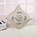 MILIANG Decorative Sofa Pillow Covers Cotton Linen Cushion Case Standard 18x18 for Throw Pillow Set of 4