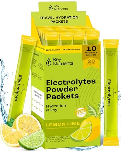 KEY NUTRIENTS Electrolytes Powder Packets 20 Pack