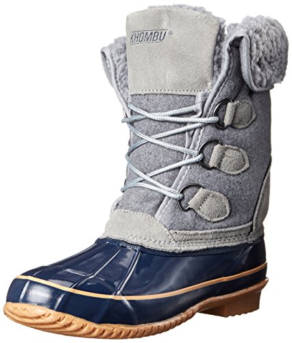Khombu Women's Jilly KH Cold Weather Boot, Grey, 6 M US