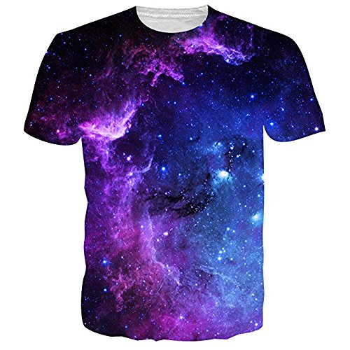 Unifaco unisex 3d printed summer casual short sleeve t …