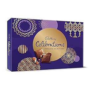 Cadbury Celebrations Premium Selections Chocolates Gift Pack, Assorted, 268 g