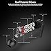 BlitzWolf Wired Earphones with Mic in Ear Buds with Volume Control Noise Isolating Headphones Dual Dynamic Driver Bass 3.5mm Stereo Sound for Phone - PC More Red