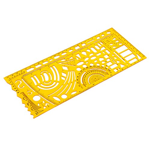 Homyl Tactical Sand Table Military Marking Measuring Drawing Drafting Template Stencil Ruler, Durable and Multi-functional, 27x11.5cm
