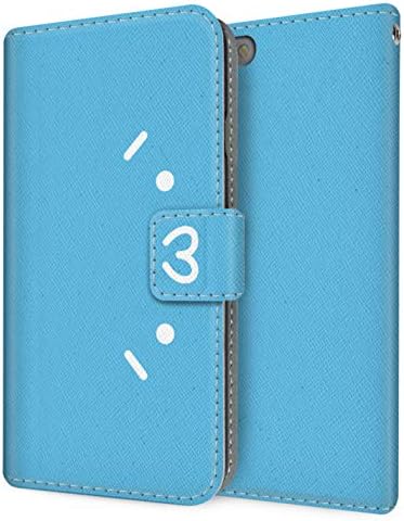Amazon Co Jp Au Isai Lgl22 用 手帳型 ケース Shobon ショボーン W ﾅｴ D 顔文字 ポップカラー ブルー 2641 77 スマホケース カバー 薄型 軽量 ストラップホール 家電 カメラ
