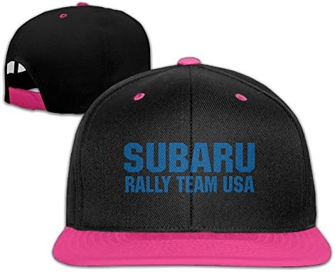 Subaru Rally Team USA Cotton Adjustable Hip-pop Baseball Cap Flat Brim Hat