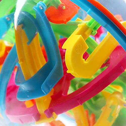 3 otters 2PCS 3D Puzzle Toys, 138 Obstacles Maze Ball Cube Maze Ball 72 Obstacles Puzzle Ball Interactive Maze Game with Education Toy for Kids Adults