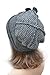 Lawliet Flower Trimmed Womens Wool Beanie Cap Dress Crochet Hat A125 (Dark Gray)