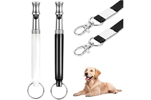 Dog Barking Stopper, Dog Training Whistle with Lanyard for Recall and Behavior Correction, Adjustable Ultrasonic Dog Whistle,
