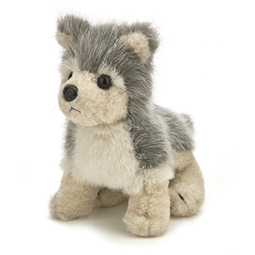 Bearington timber plush stuffed animal grey wolf 8"