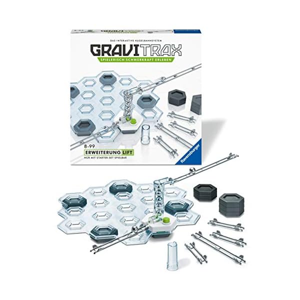 Ravensburger GraviTrax Extension Lift - Zubehör für das Kugelbahnsystem. Kombinierbar mit allen GraviTrax Produktlinien, Starter-Sets, Extensions und Elements, Konstruktionsspielzeug ab 8 Jahren – Bild 3
