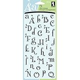 Inkadinkado Clear Stamps, Gem Stone Alphabet