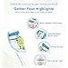Sonicare replacement toothbrush heads, HX6062/64, White 4 count