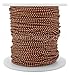 CleverDelights Ball Chain Spool - 100 Feet - 1.5mm Ball (Small) - Antique Copper Color - Bulk Roll