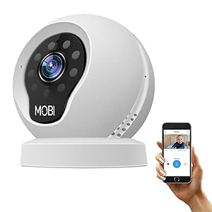 MobiCam WiFi Wireless Baby Camera Monitor, HD Security Video, Two-Way Talk, Night Vision, Remote Surveillance