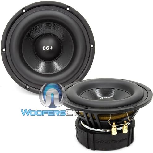 ES-06+ - CDT Audio GOLD 6.5" 300 Watt Black Mid-Bass/Sub-Bass Drivers