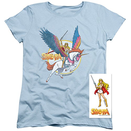 Popfunk Classic She-Ra and Swiftwind Women's T Shirt & Stickers