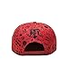 FayTop Mens Snapback Hat Hip Hop Cap Flat Brim Baseball Cap Adjustable Dad Hat Trunker Hat Unisex V144H0004-red