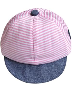 Summer Hats Cute Casual Striped Soft Eaves Baseball Cap Baby Boy Girl Sun Hat