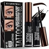 Cilrofelr Tattoo Peel Off Eyebrow Gel Tint, Semi