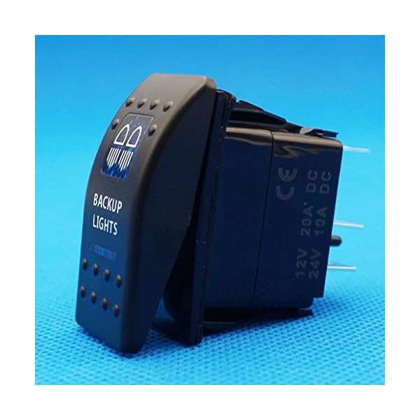 GoodQbuy-5-PIN-12V-24V-ONOFF-Rocker-Switch-with-Blue-LED-Backlit-Carling-ARB-Narva-Style