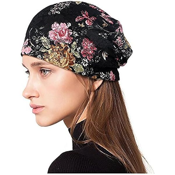 Hair Snood, Knit Slouchy Beret Beanie Lightweight, Jewish  display picture 1