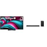 LG 65" OLED evo C5 Series 4K Smart TV Bundle S70TY 3.1.1-Channel Soundbar, Dolby Atmos, Wow Orchestra, Rear Speaker Ready, Wireless Subwoofer