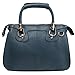 MG Collection Marissa Top Handle Doctor Shoulder Bag, Navy Blue, One Size