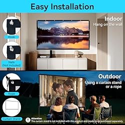 120 inch Projector Screen with Stand,2025
