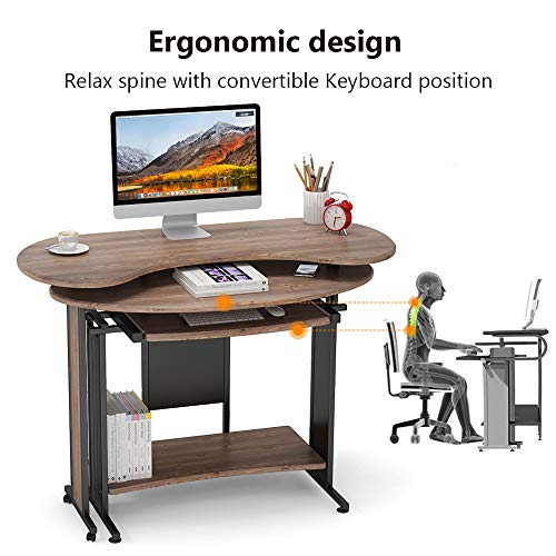 LShaped Computer Desk, LITTLE TREE Rotating Corner Desk & Modern