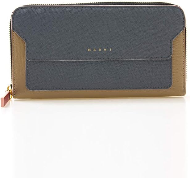 Amazon マルニ Marni レディース ラウンドファスナー長財布 グレー キャメルベージュ Pfmoe11u21 Lv5 Z327c Grey Beige Red 並行輸入品 Marni マルニ 財布