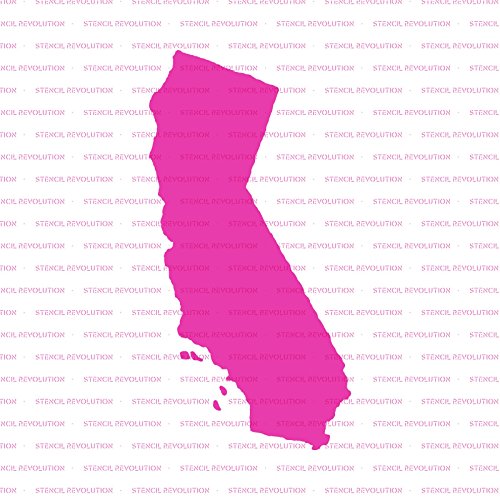 California State Stencil Template - Reusable Stencil with Multiple Sizes Available